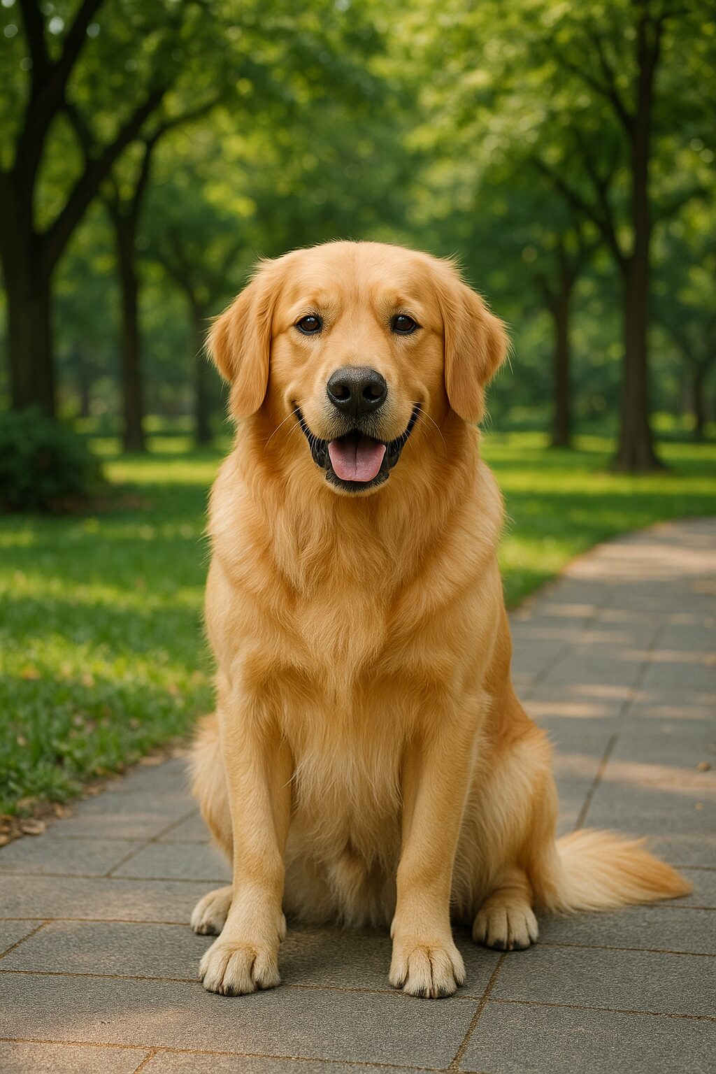 Dog portrait for lip sync animal and animal talk AI example